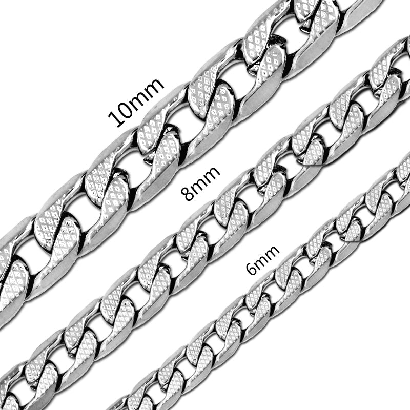 Fashion 6mm & 8mm &10mm mixed color & steel color inside star pattern long necklace DIY matching chain