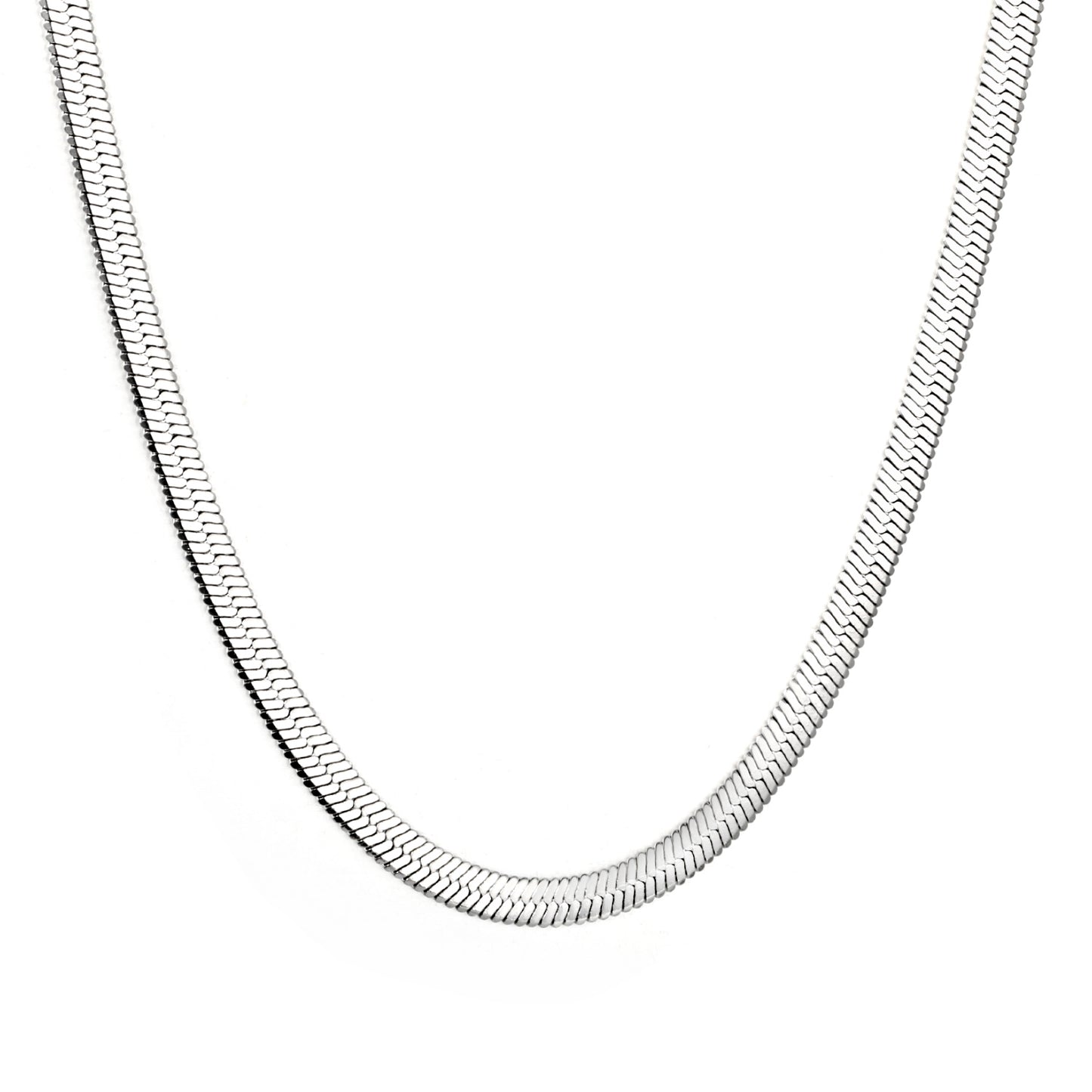 3.2mm Stainless Steel Necklace Snake 42+5cm Chain Wholesale Men Women Couple Jewelry Blade Chain