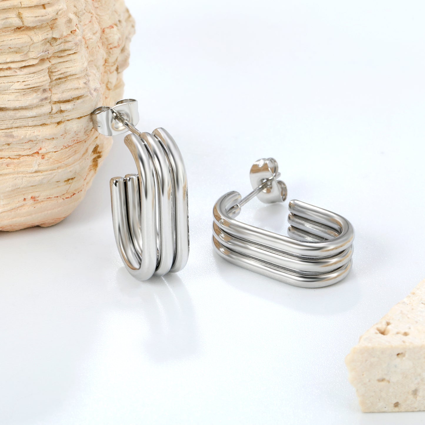 Stainless Steel Hypoallergenic Earrings – Bulk Wholesale (12+ Pairs) 🌍 EU/US Supplier Trendy & Durable