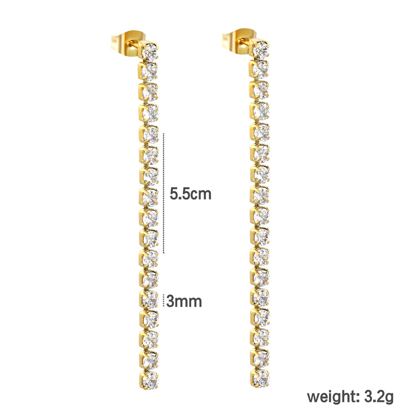 2mm/3mm/4mm round white diamonds/mixed color diamonds 5.5cm