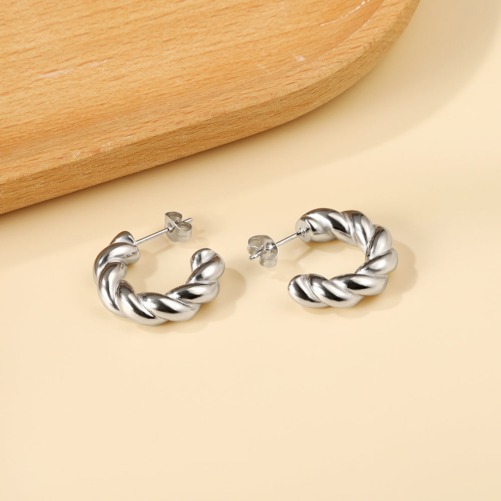 Wholesale Open semicircle ear buckle 6.5*23mm