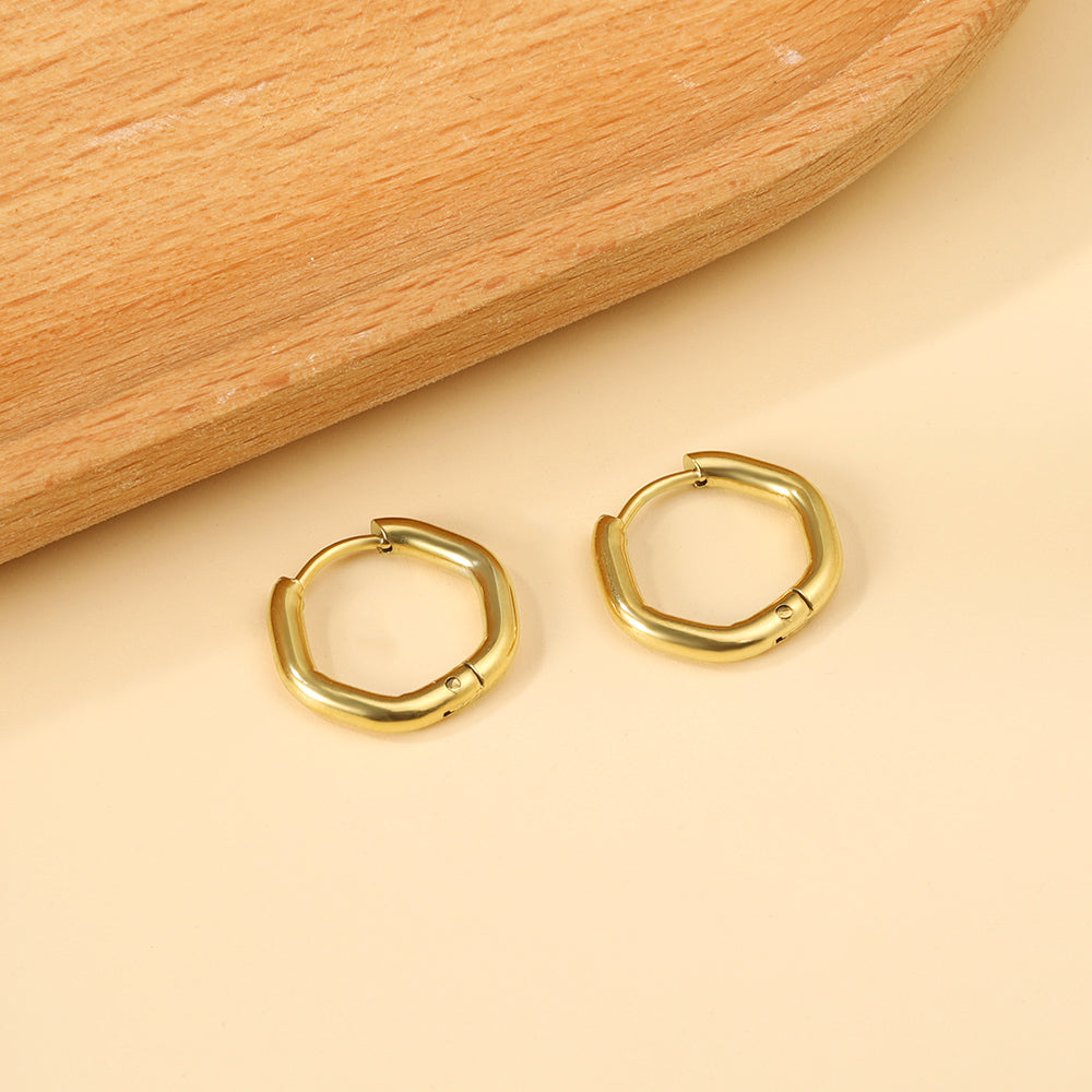 Hexagonal ear buckle 2.5*16.8*15.4mm