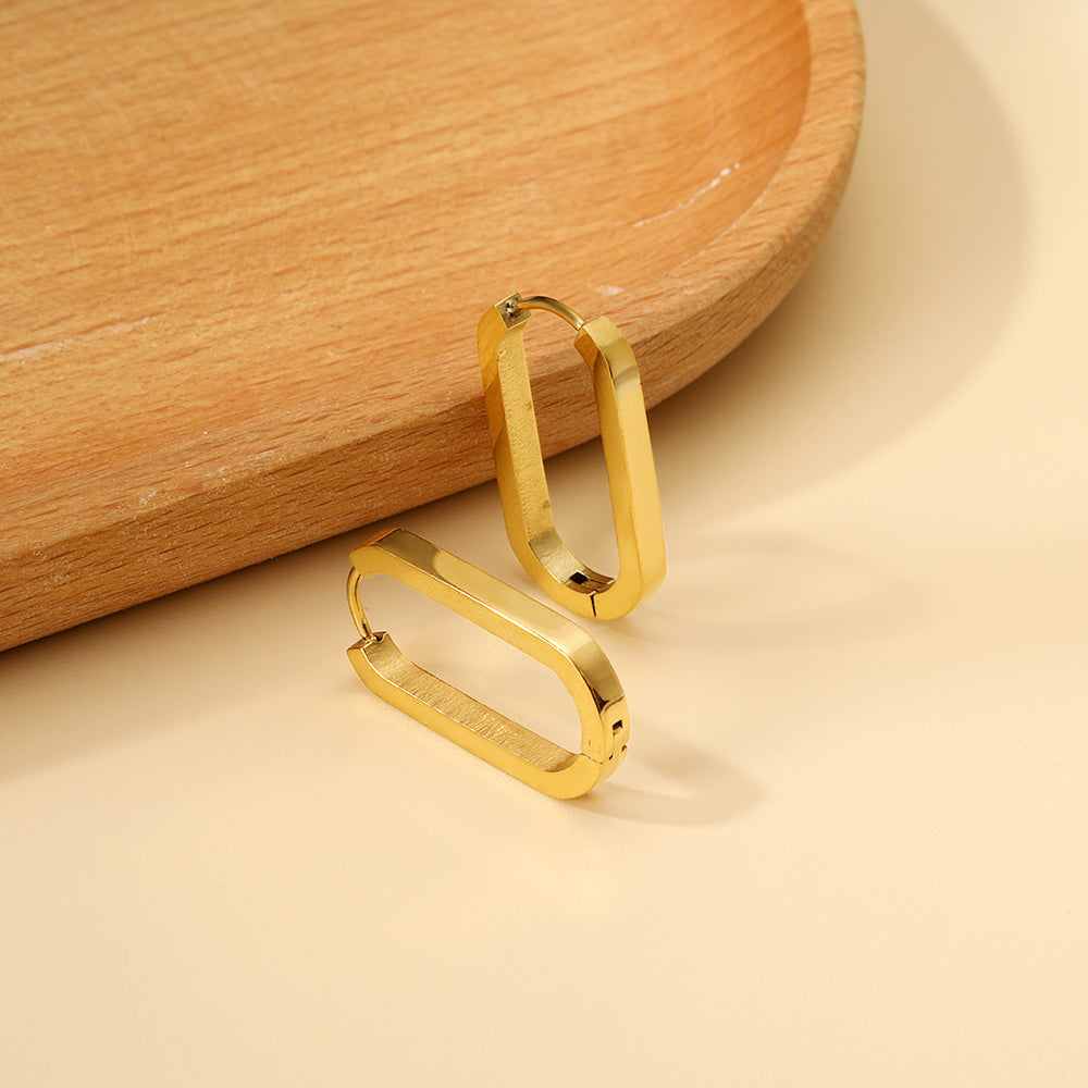 Oval ear buckle 2.8*14*25.7mm