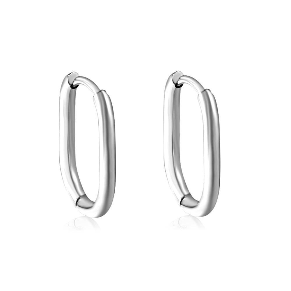 Oval earrings