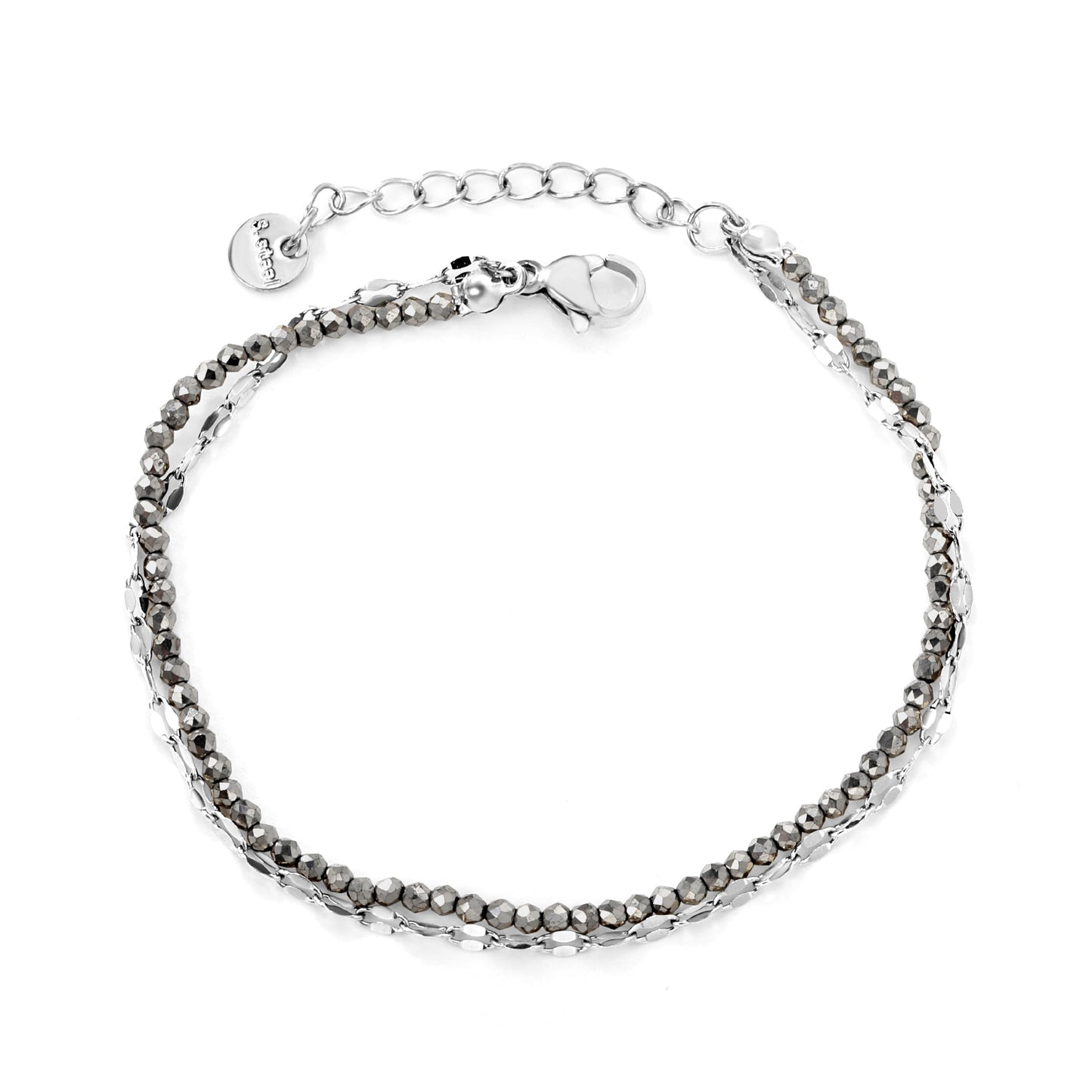 18K Gold Plated Stainless Steel Fashion Waterproof Jewelry Bracelets for Women