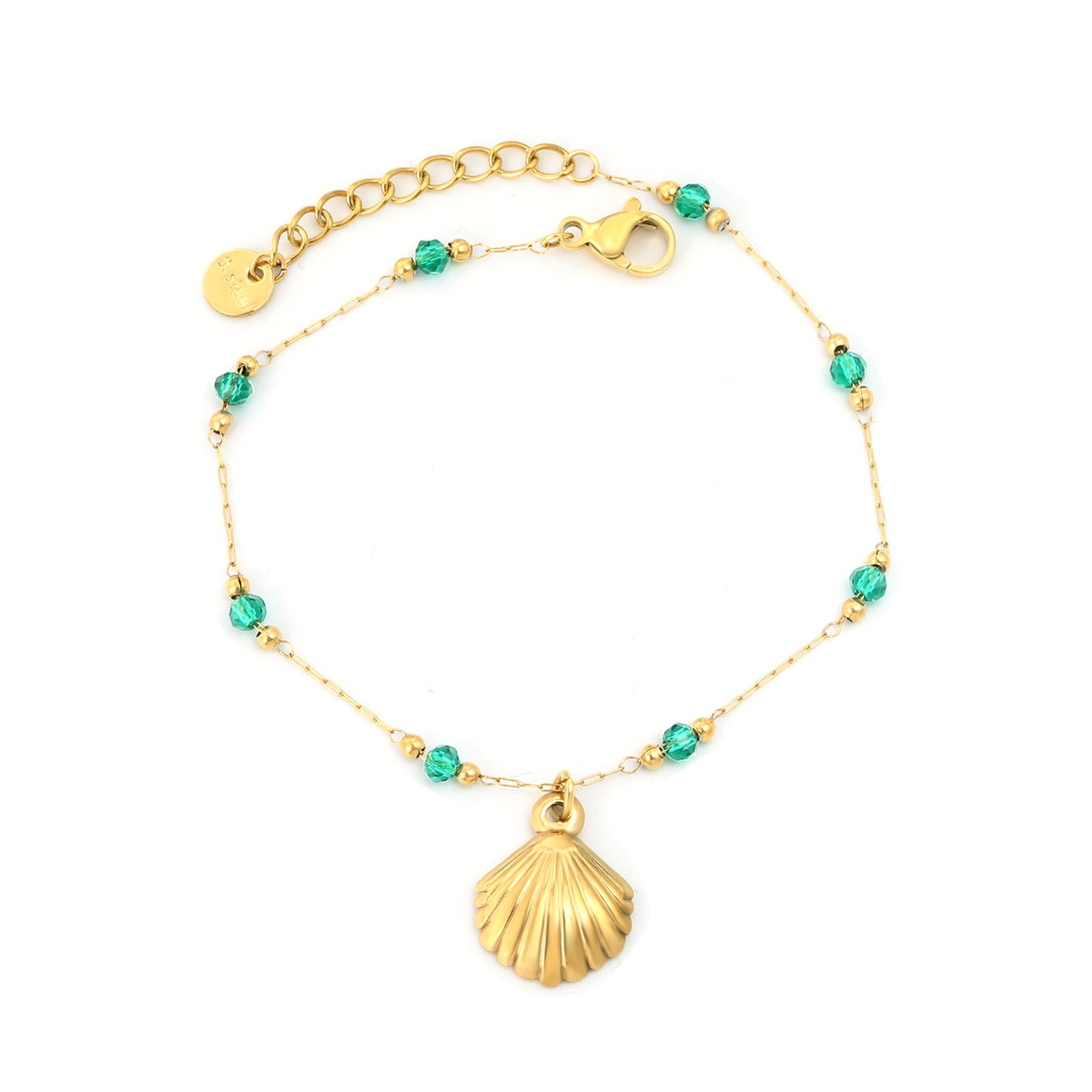 18K Gold Plated Stainless Steel Fashion Waterproof Jewelry Bracelets for Women