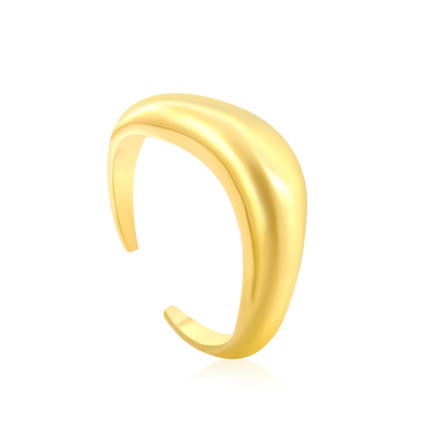 2025 New Design Rings Stainless Steel 18k Gold Plated Ring Sets for Girls