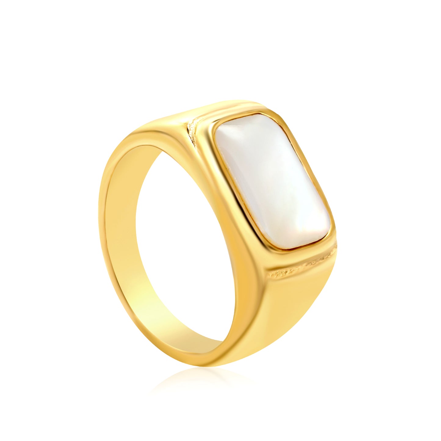 2025 New Design Rings Stainless Steel 18k Gold Plated Ring Sets for Girls