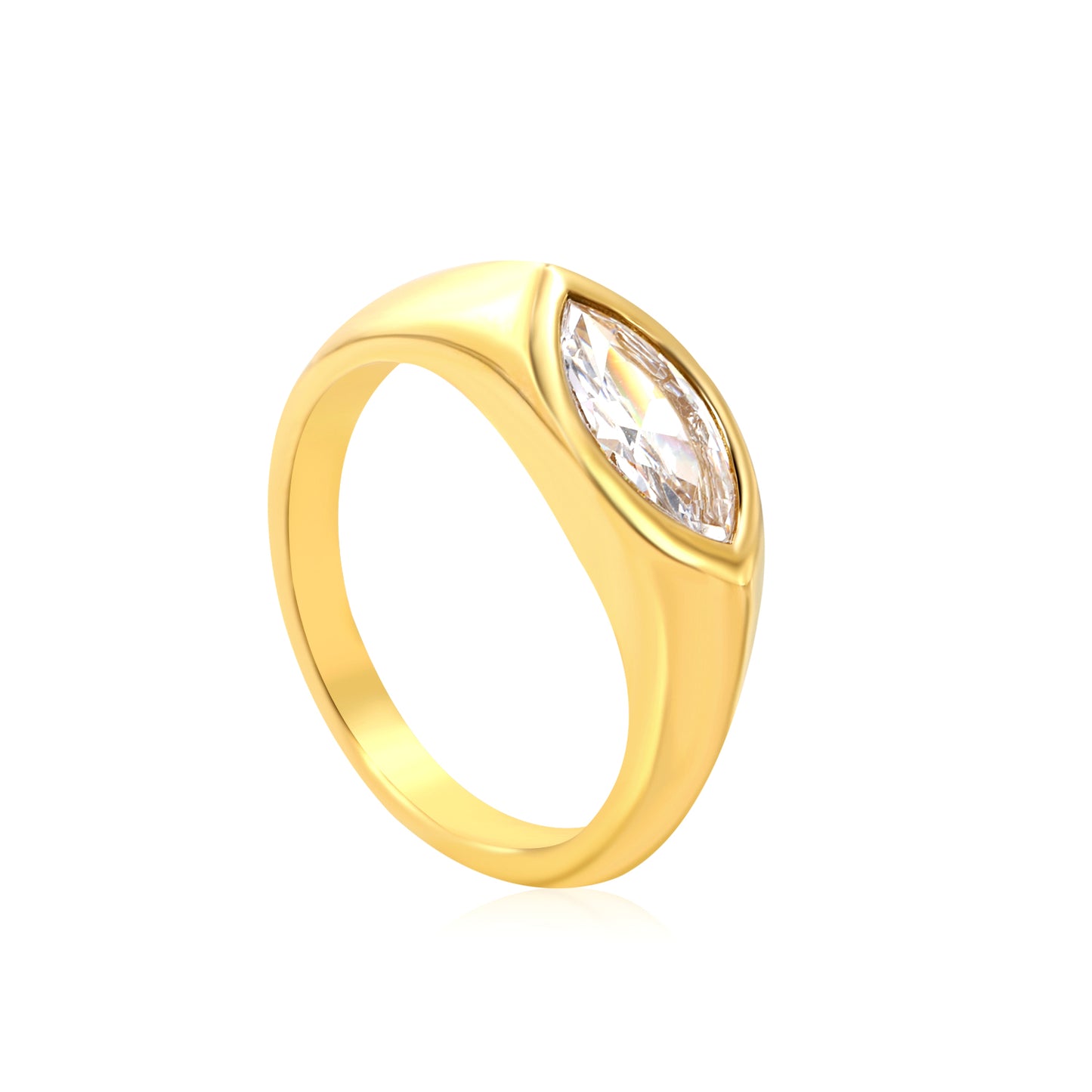 2025 New Design Rings Stainless Steel 18k Gold Plated Ring Sets for Girls