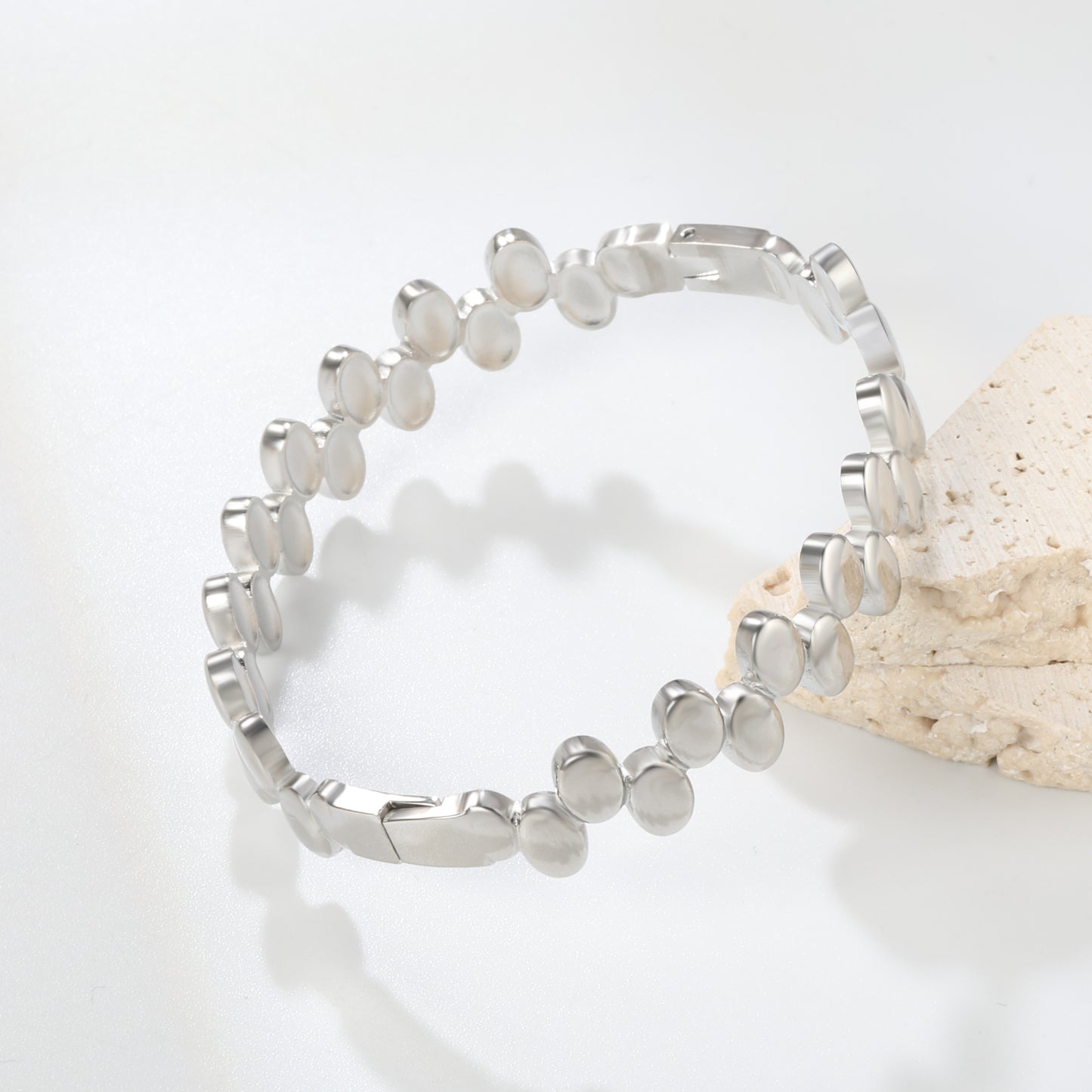 ✨ Precision-Fit Bangle Wholesale 11.8mm Width + 2.9mm Thickness | 60.4mm Inner Diameter | Dual-Tone Stainless Jewelry