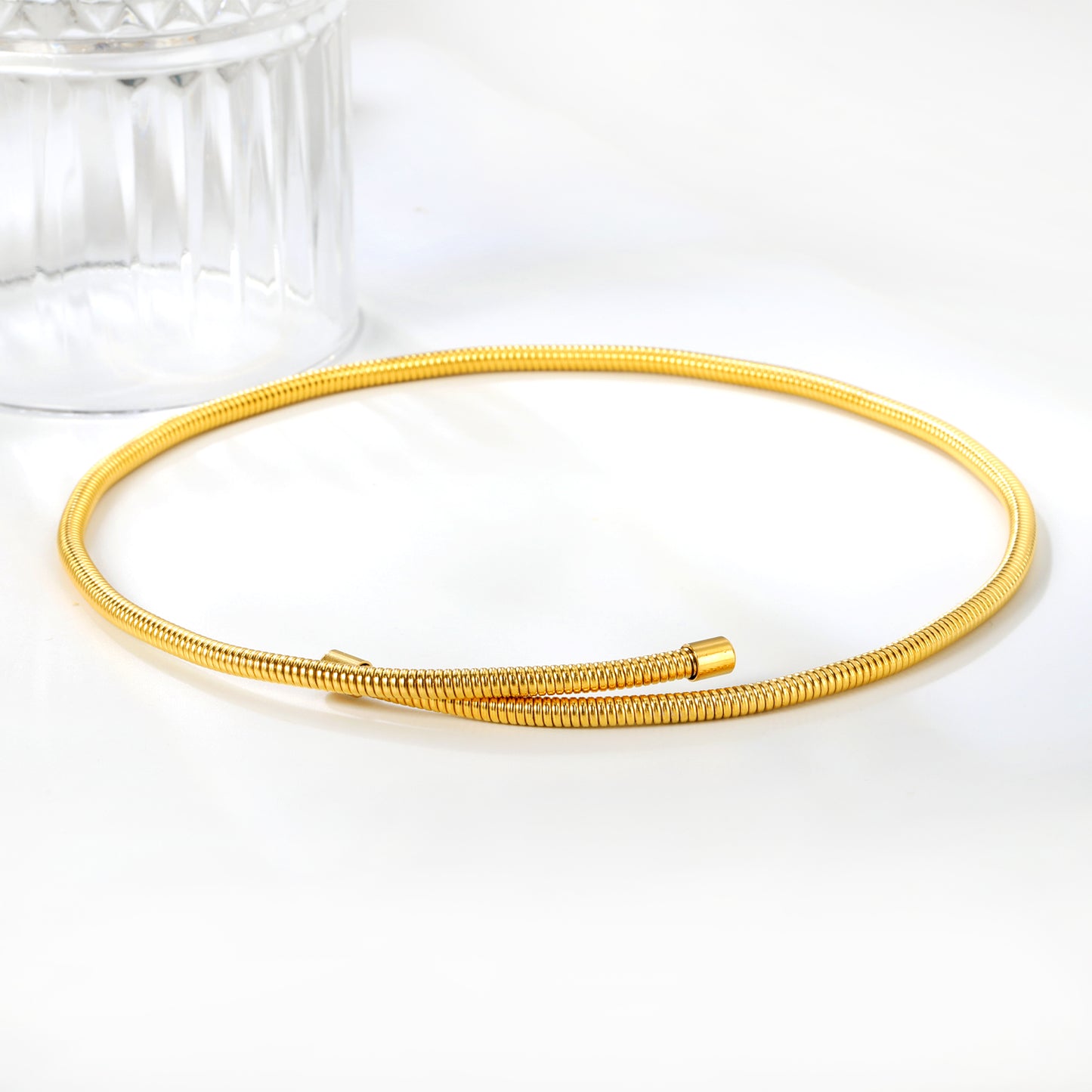 Bulk Gold-Tone Stainless Steel Chain Necklace | 3.9mm Wide Cable Link (47cm) – Wholesale Jewelry for Retailers