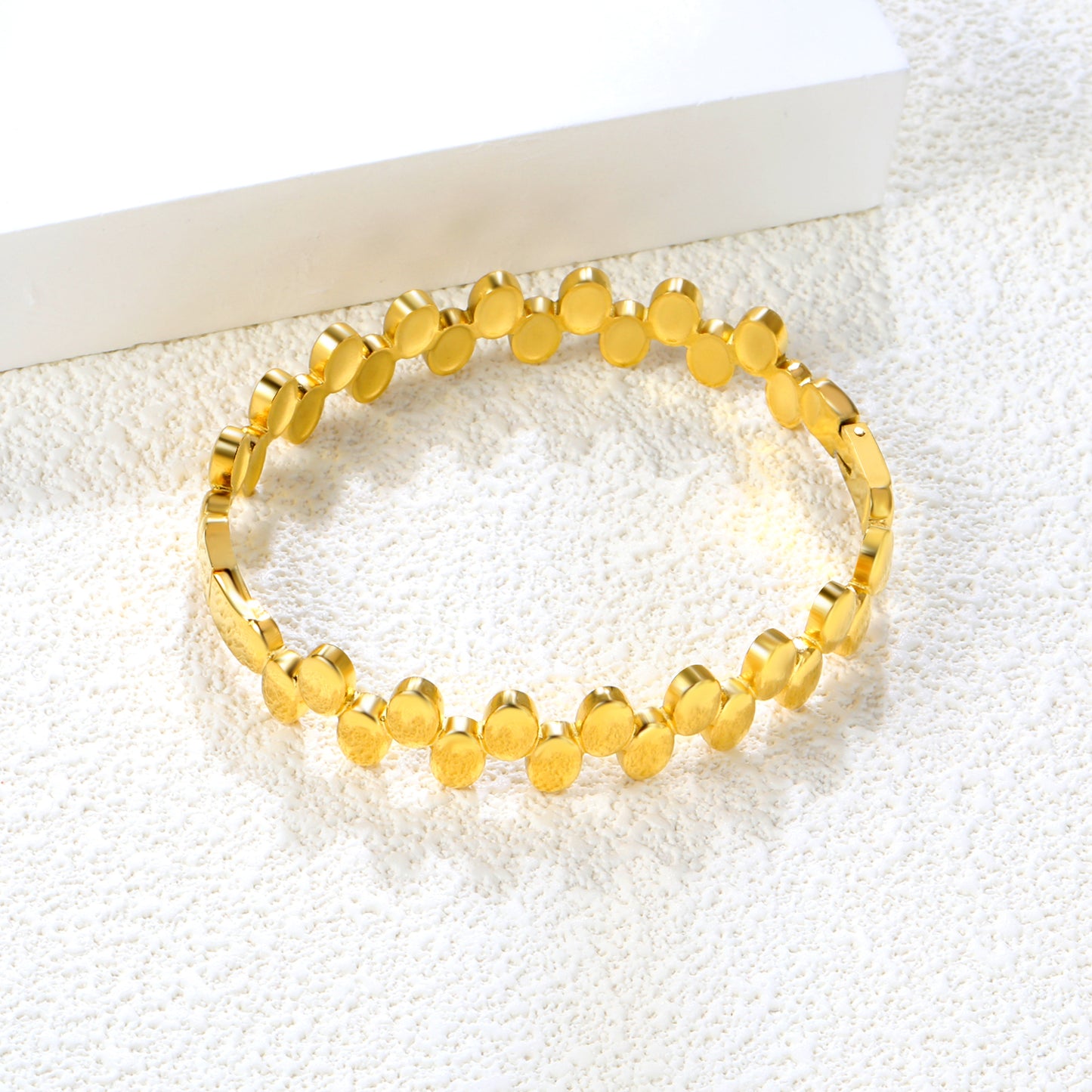 ✨ Precision-Fit Bangle Wholesale 11.8mm Width + 2.9mm Thickness | 60.4mm Inner Diameter | Dual-Tone Stainless Jewelry