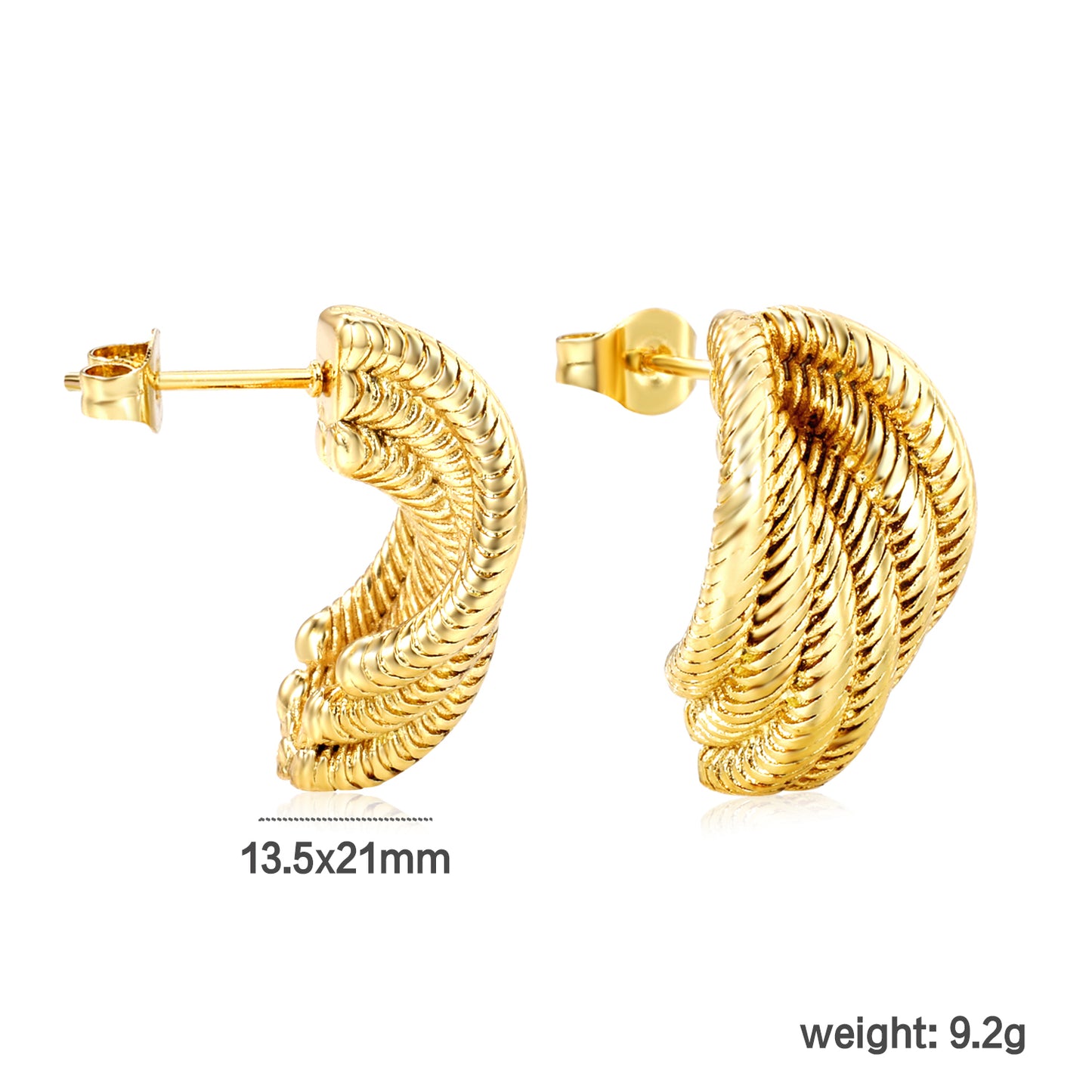 EM 304/316 Stainless Steel Hoop Earrings Bulk Order | BSCI-Certified Jewelry Manufacturer | Custom Sizing & Branding