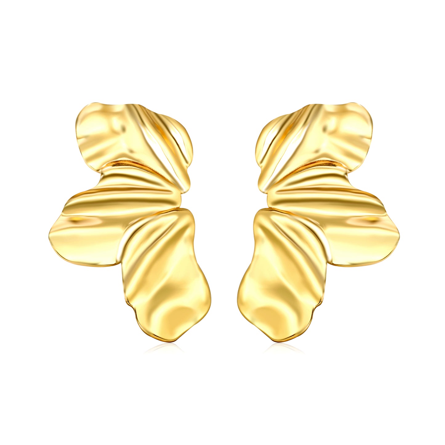 Fashion Temperament Stainless Steel Geometric Exquisite Design Stud Earring