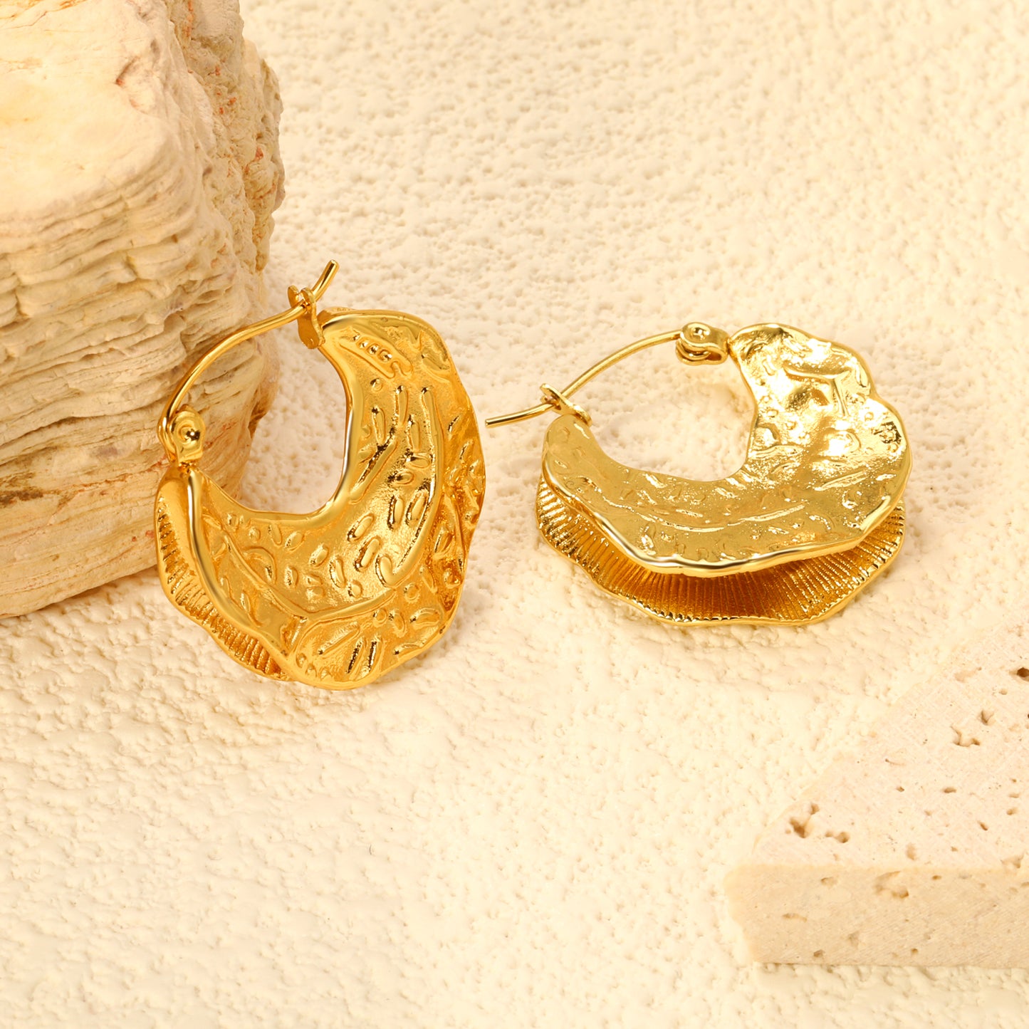 Hypoallergenic Steel Hoop Earrings Wholesale | BSCI-Approved Jewelry Factory| Private Label &Shipping"