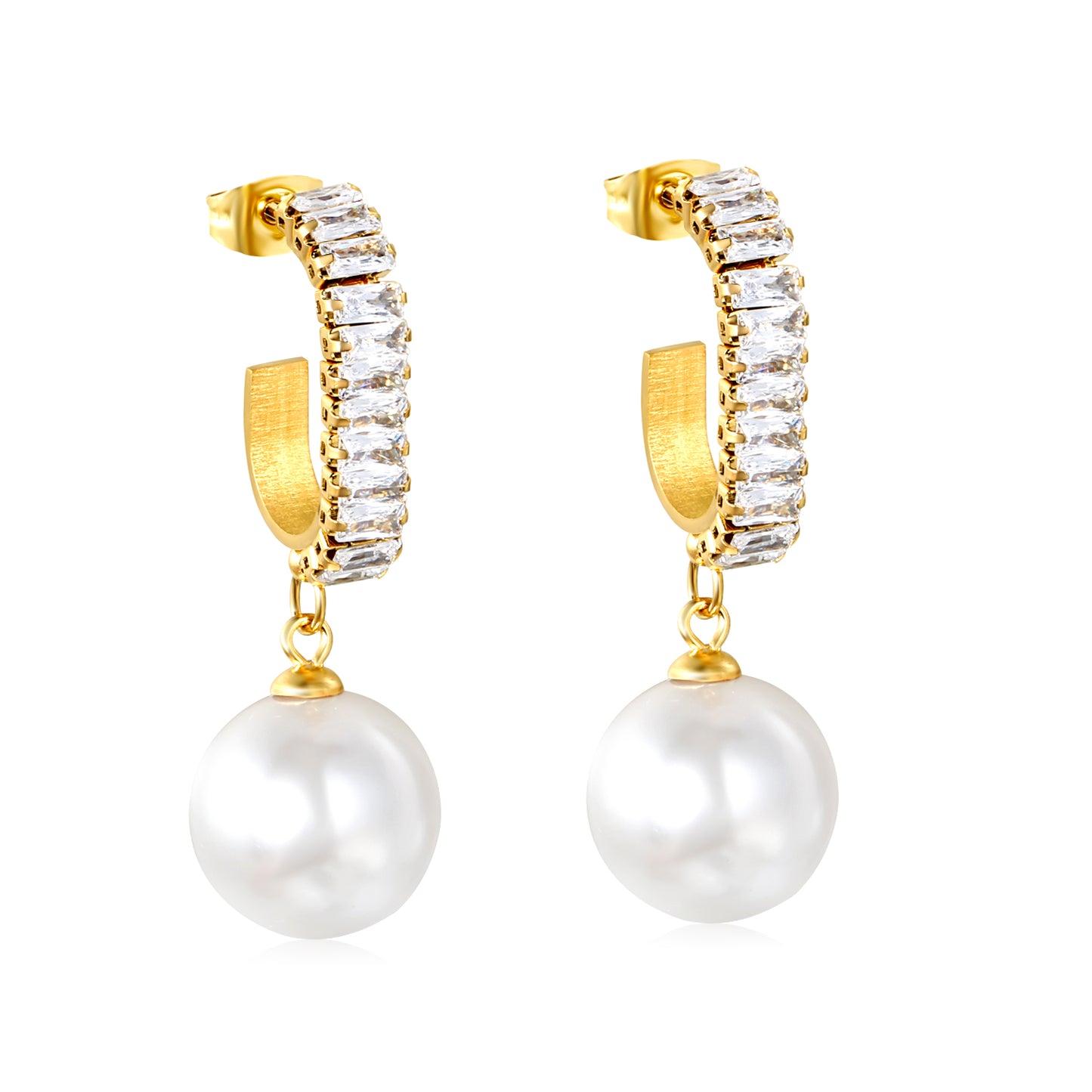 Elegant Freshwater Pearl Pendants on Stainless Steel - Bulk Orders for Jewelry Wholesalers