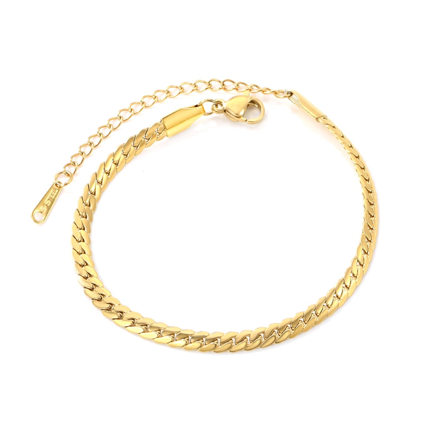 Wholesale 1.2*3.7mm two strands braided bracelet 16+5cm