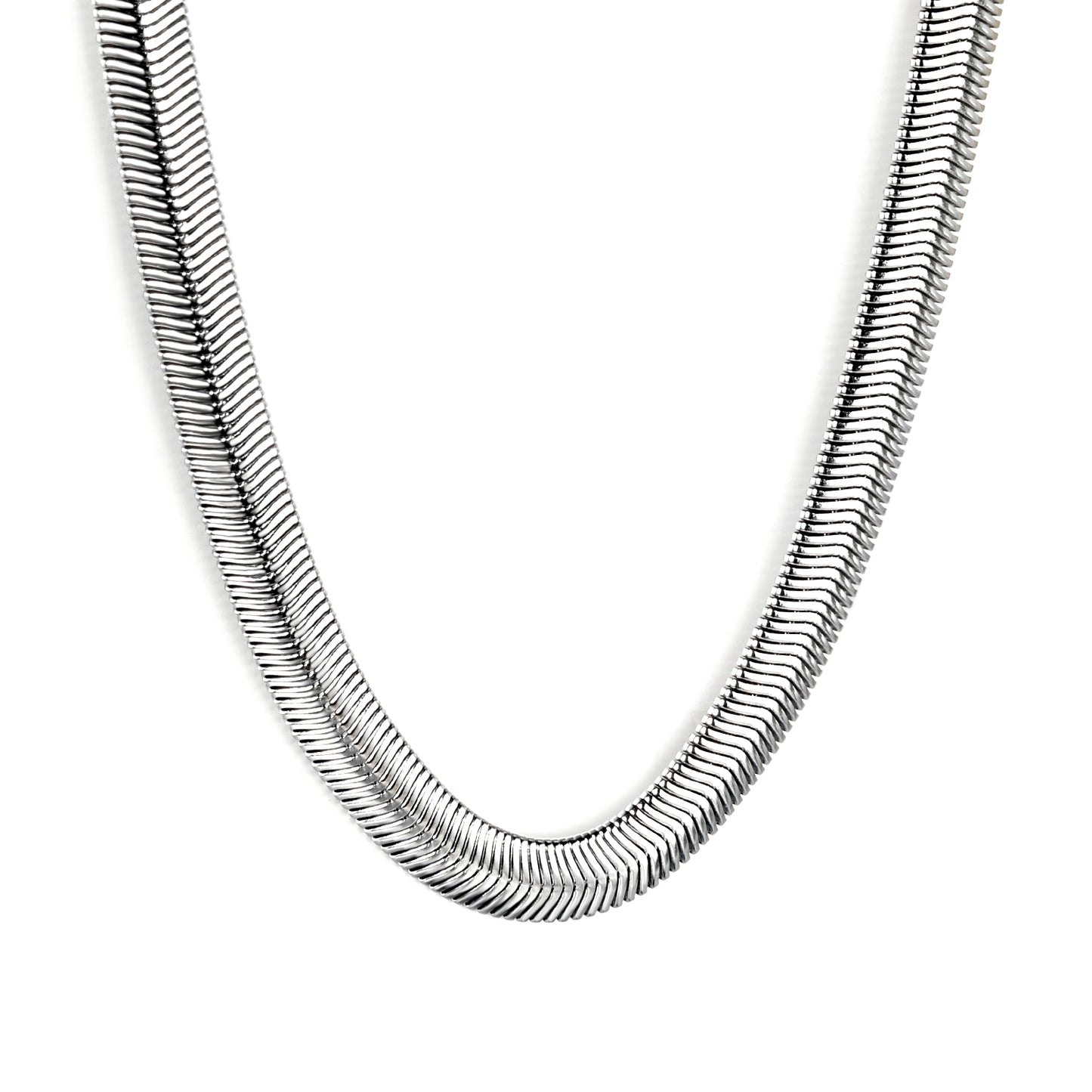 ✨ 6mm Stainless Steel Snake Chains Wholesale 4 Sizes (45-60cm) | Hypoallergenic Jewelry Making Supplies | Bulk Discounts