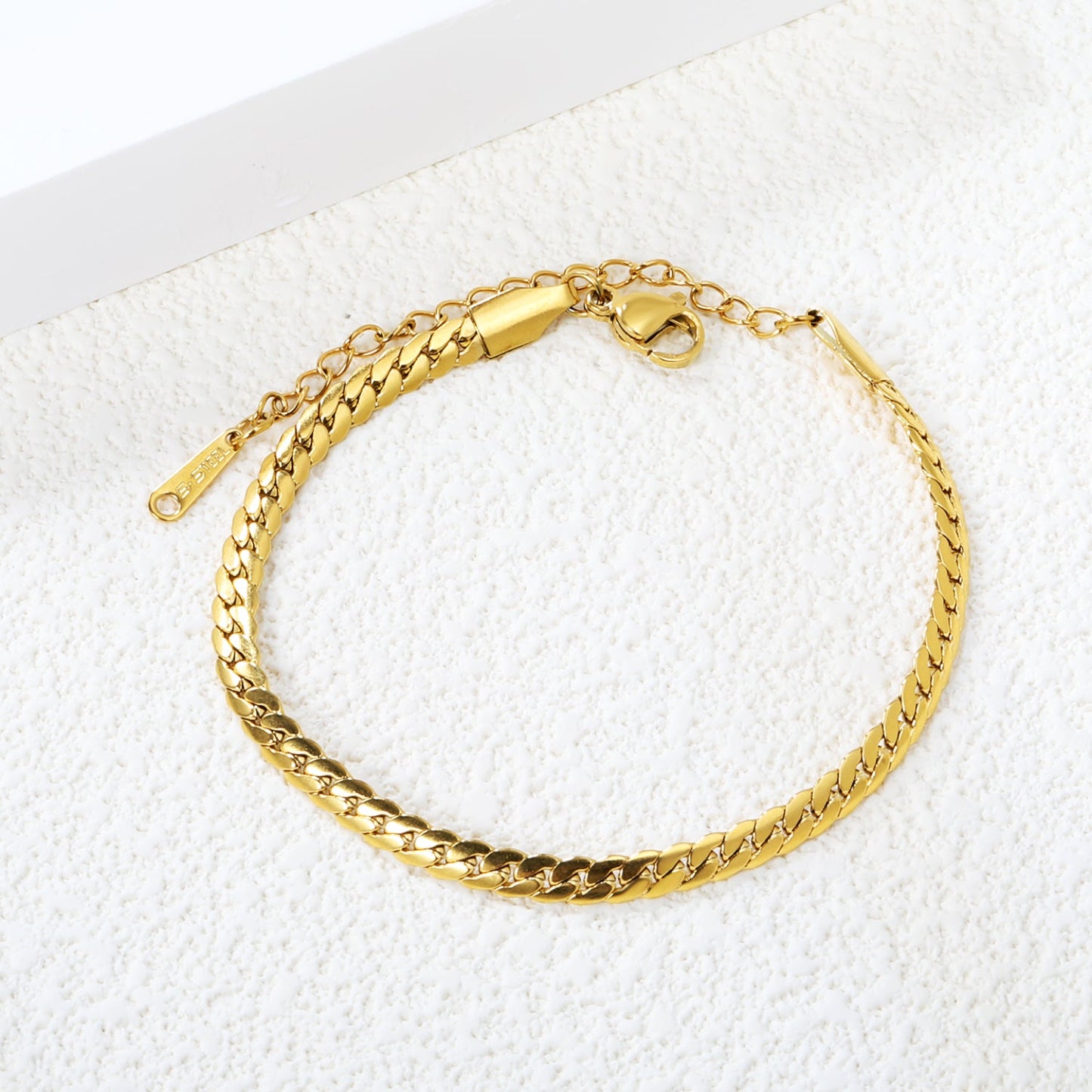 Wholesale 1.2*3.7mm two strands braided bracelet 16+5cm