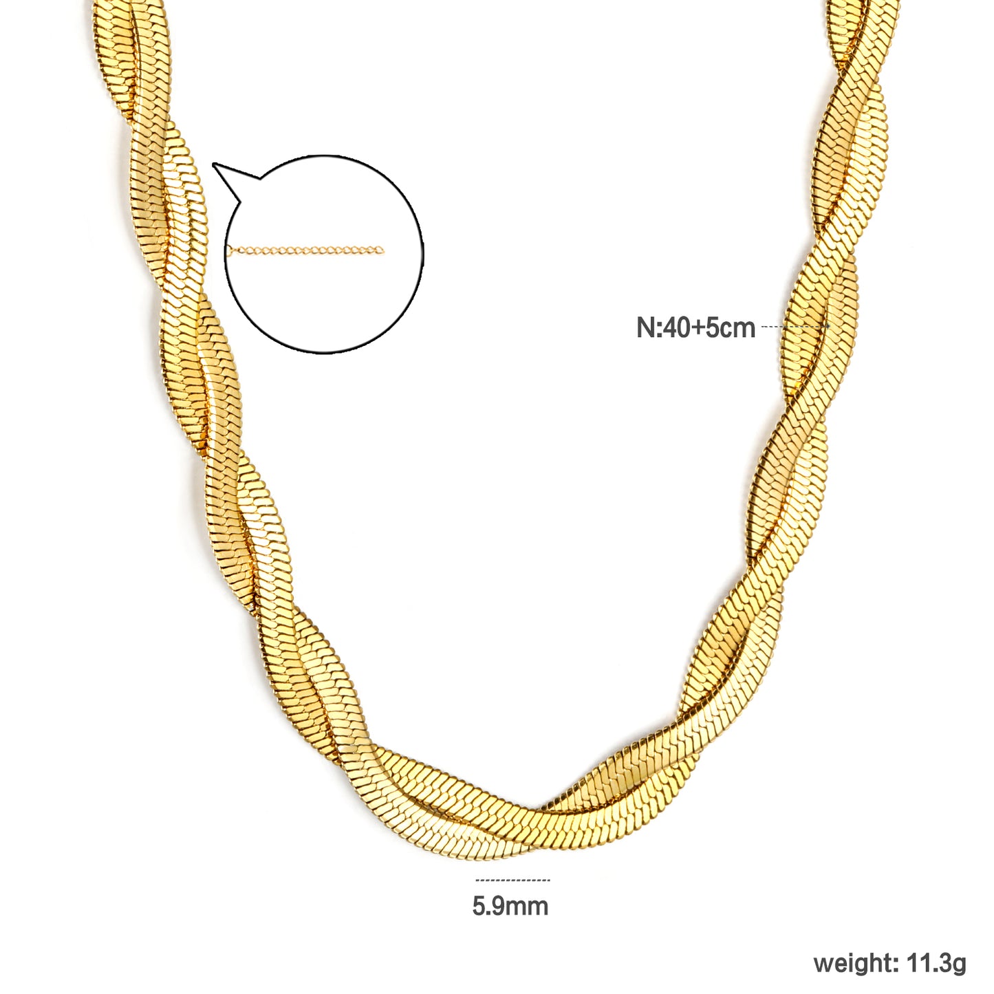 ✨ Trendy Multi-Strand Chain Wholesale Gold/Steel Crossed Chain + Colorful Braided Chain | Adjustable Necklaces for Boutiques