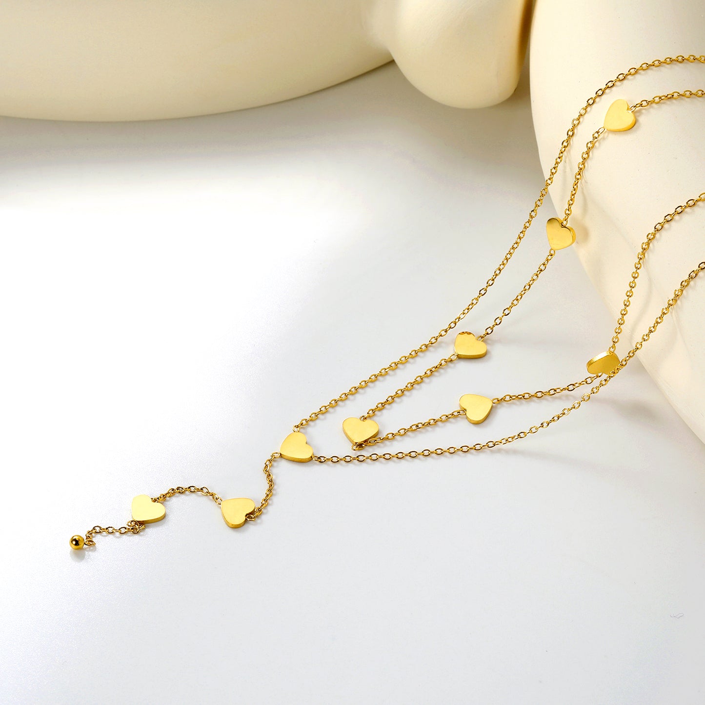 ✨ Layered Tassel Necklace Wholesale 8cm Fringe & 10cm Beaded Fringe | Adjustable Dual Chains | Boho Chic Bulk Jewelry