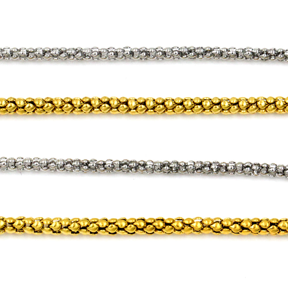 ASON 10pcs / 2mm*45~60cm Corn With Chain