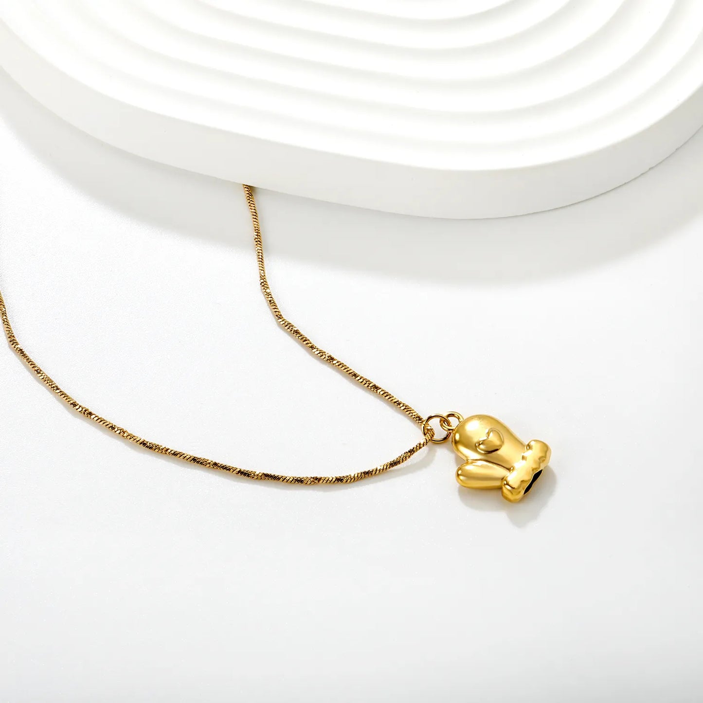 ✨ 18k gold plated 45+5cm 11.3x14mm Stainless Steel Necklaces Wholesale (10+ Pieces) | Hypoallergenic & Tarnish-Free 🌍 | Trendy Pendants & Chains