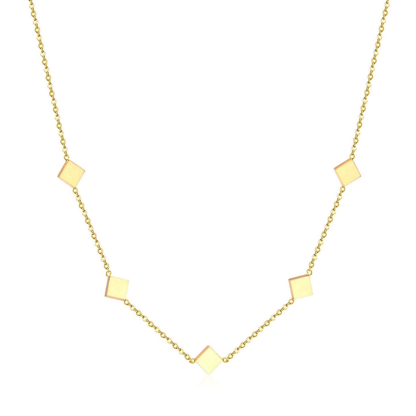 Collier Choker 8mm Pendant Babygirl Gold Chain Necklace For Women Men Jewelry Stainless Steel Necklaces Set
