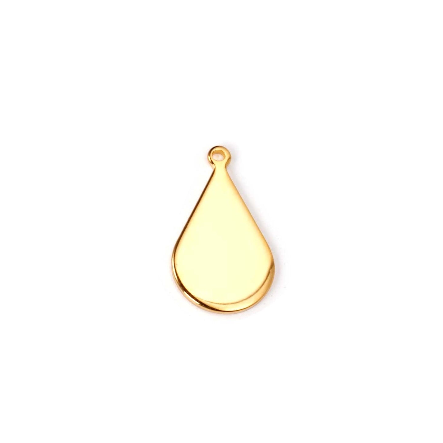 ASON 100pcs/lot Stainless Steel Oval Pendant Charm Wholesale Gold Silver Color For Necklace Bracelet Jewelry Making Supplies