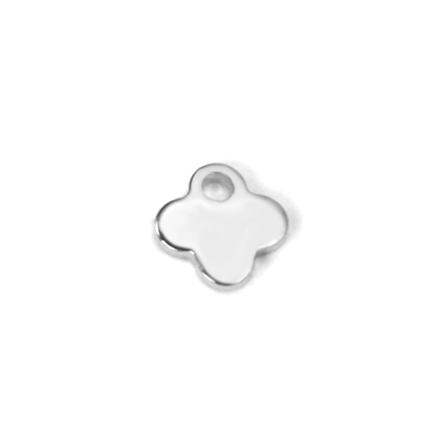 ASON 100pcs/lot Fashion Flower Pendant With Holes Stainless Steel For Necklace Bracelet DRY Handmade Jewelry Making Supplies