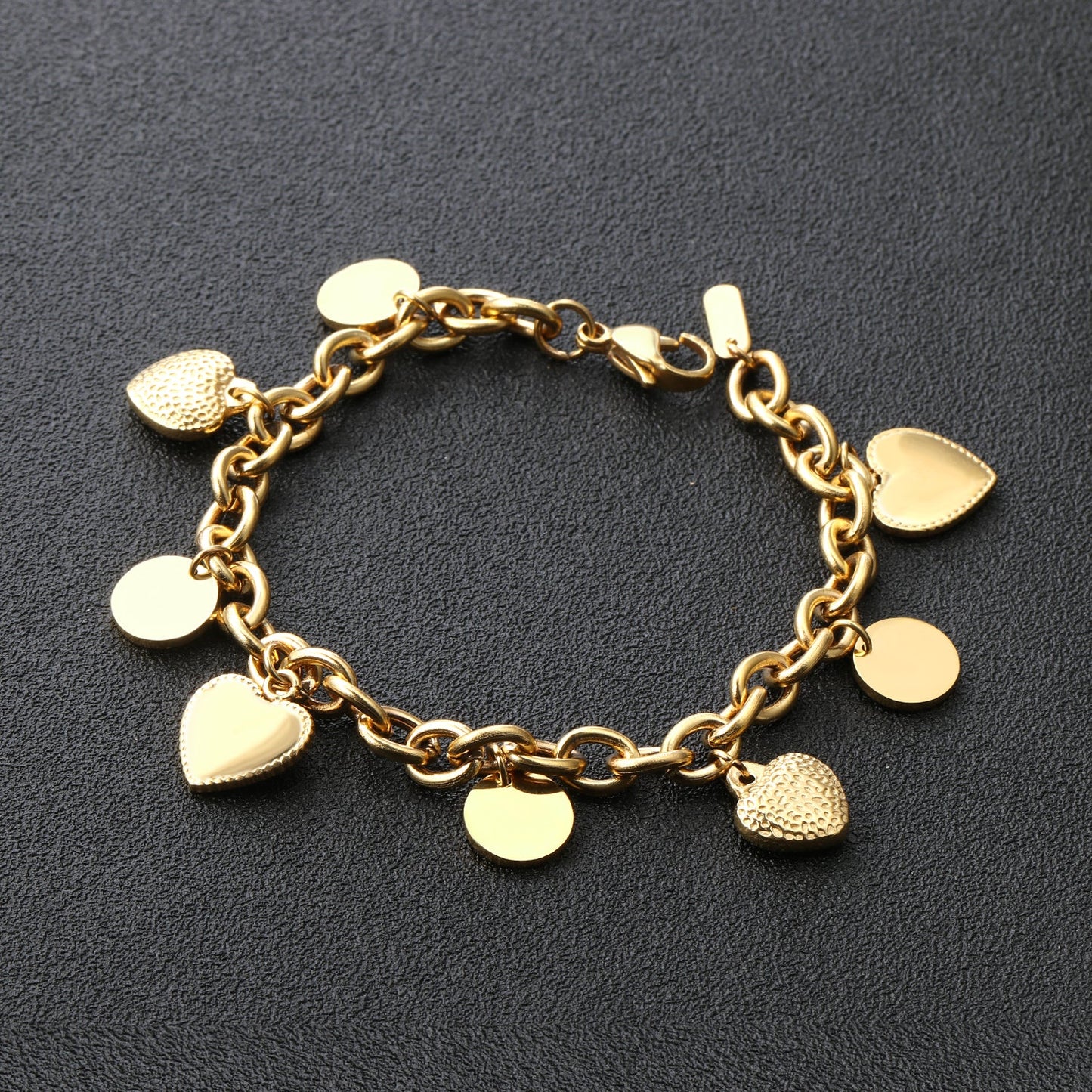 Gold Accessory Bracelet without Diamonds 20cm