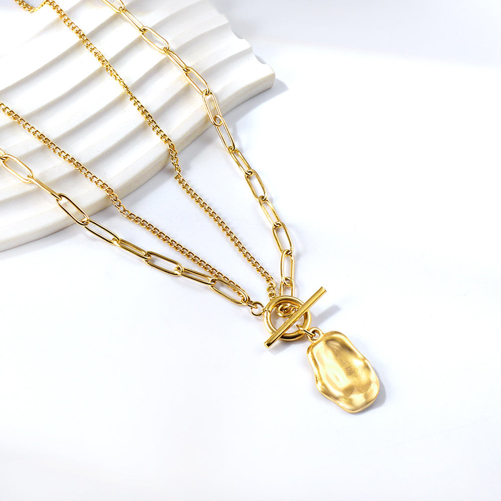 Wholesale Long Alien Pendant + Matching Chain Double Chain 43cm