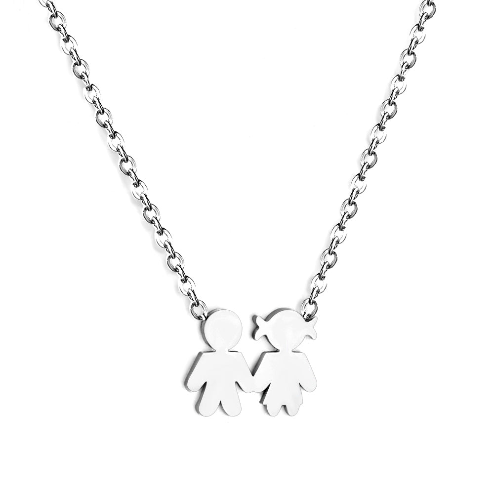 Girls Kids Jewelry Stainless Steel Boys and Girls Accessories Necklaces