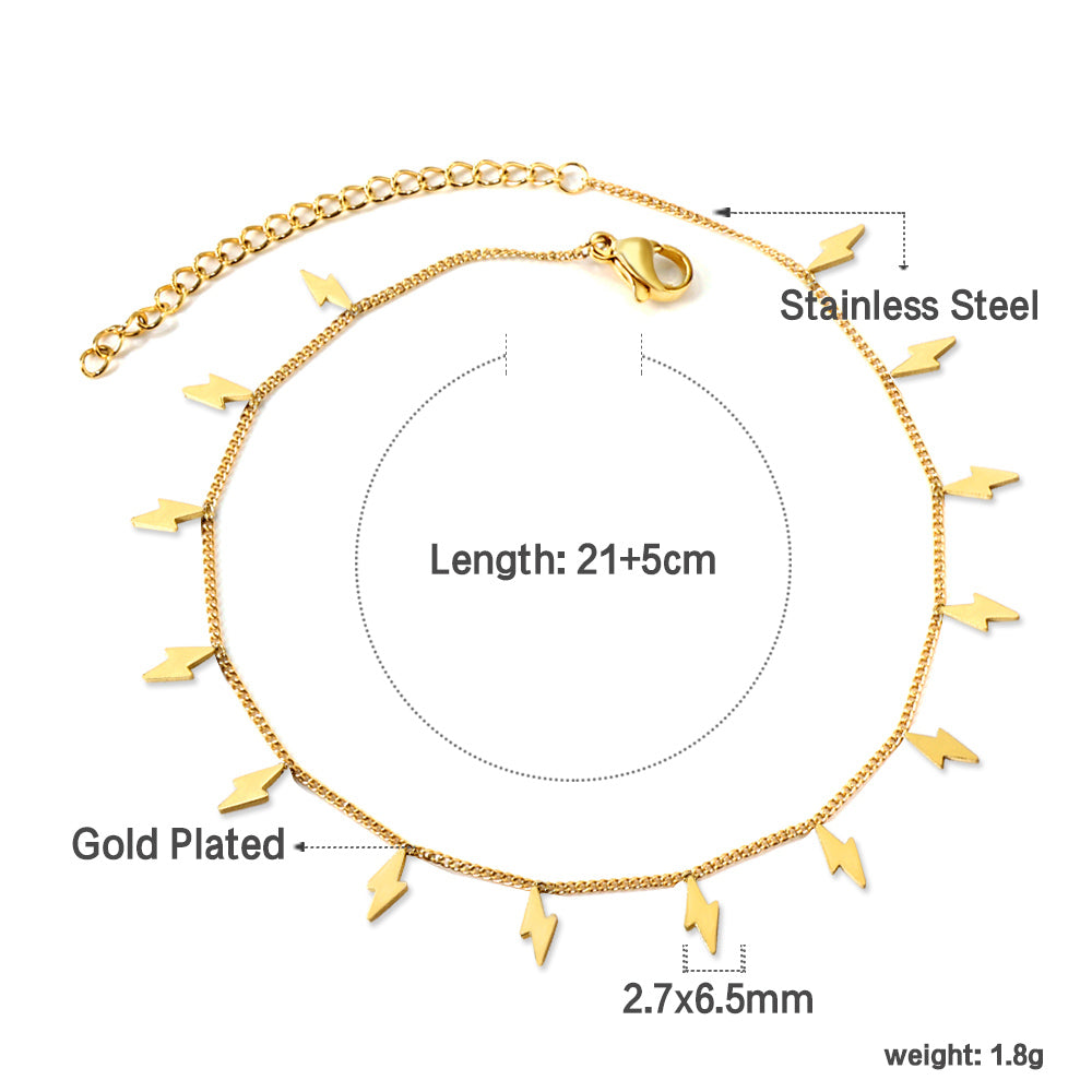 14 Lightning Accessories Anklet 21+5cm