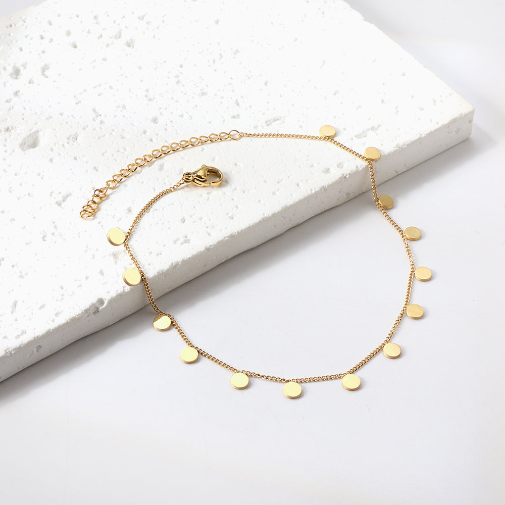 14 Round Accessory Anklet 21+5 cm