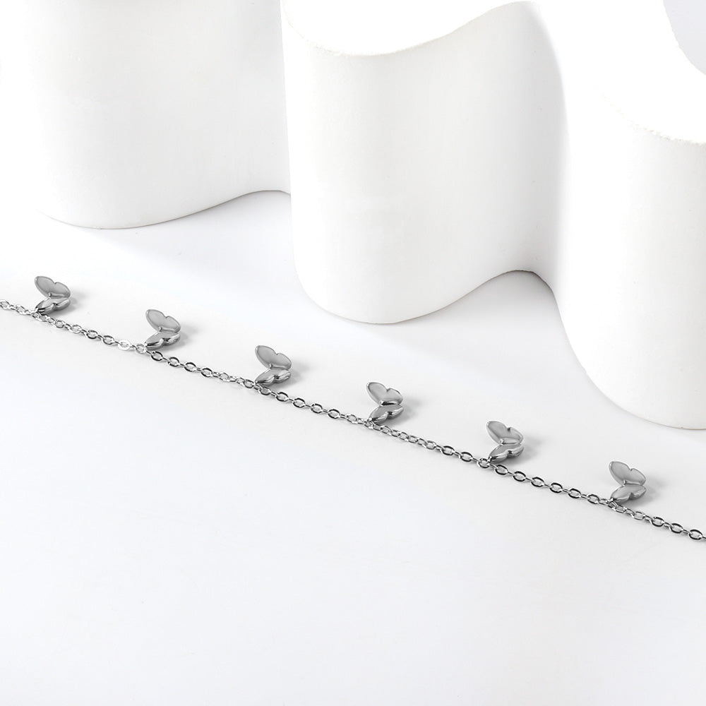6 Butterfly Accessories Anklet 20+5cm