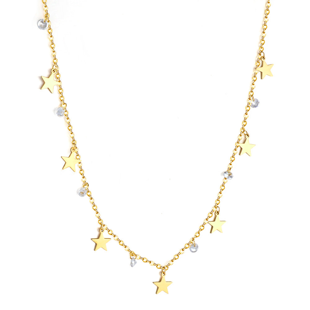 7 Stars Accessories 7 Diamonds Necklace