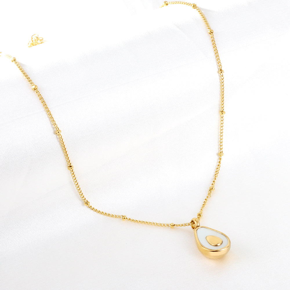 2023 New Oval Accessories with White Shell Necklace