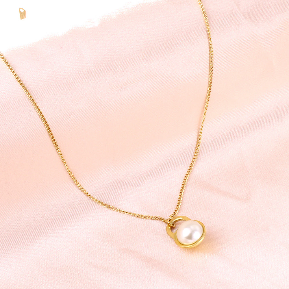 Fashion 2023 New White Pearl Pendant Necklace