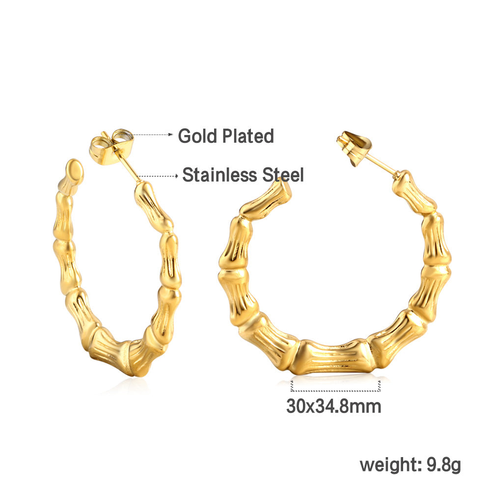 The latest popular bamboo earrings