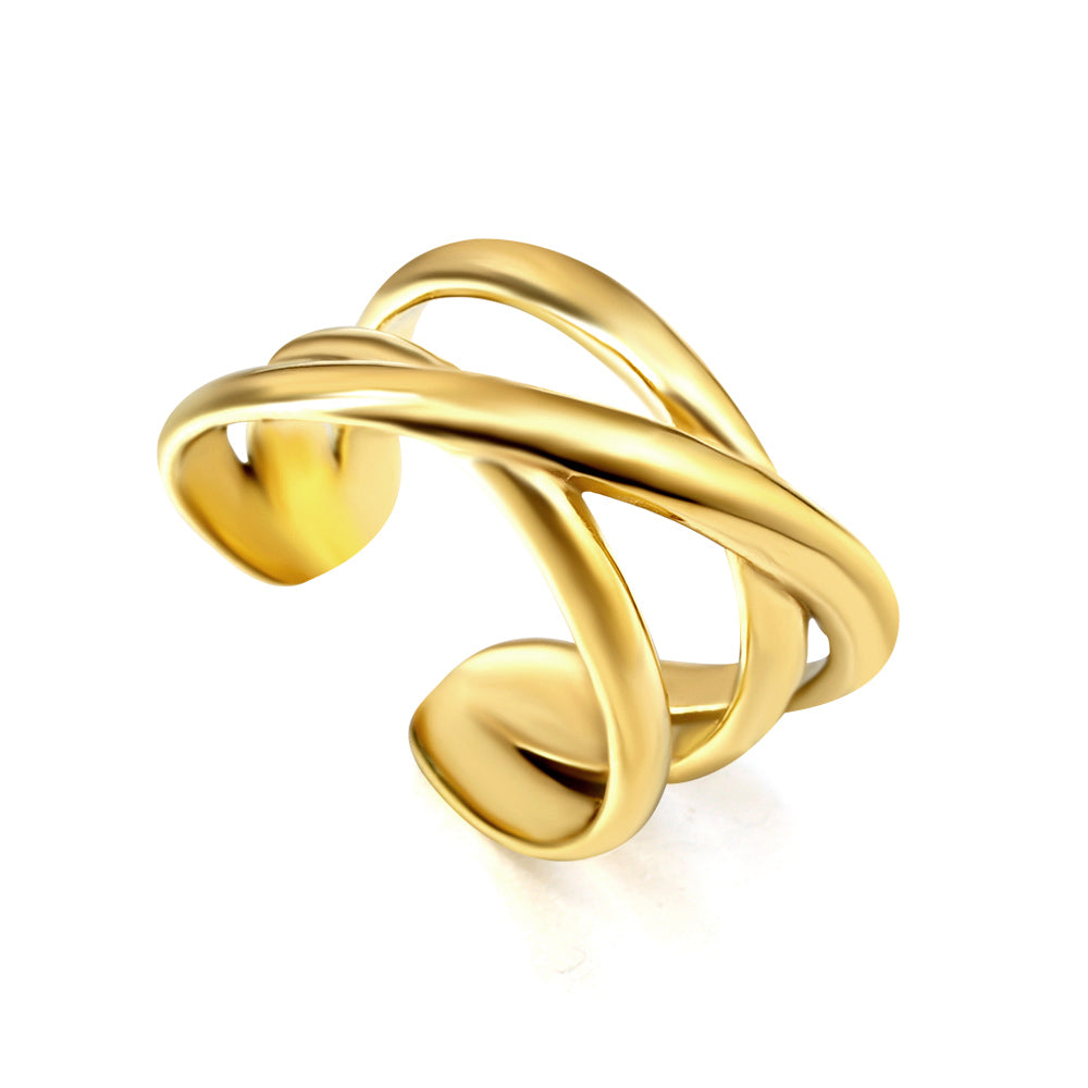 Wholesale 18K Gold Plated Rings the latest design of gold ring