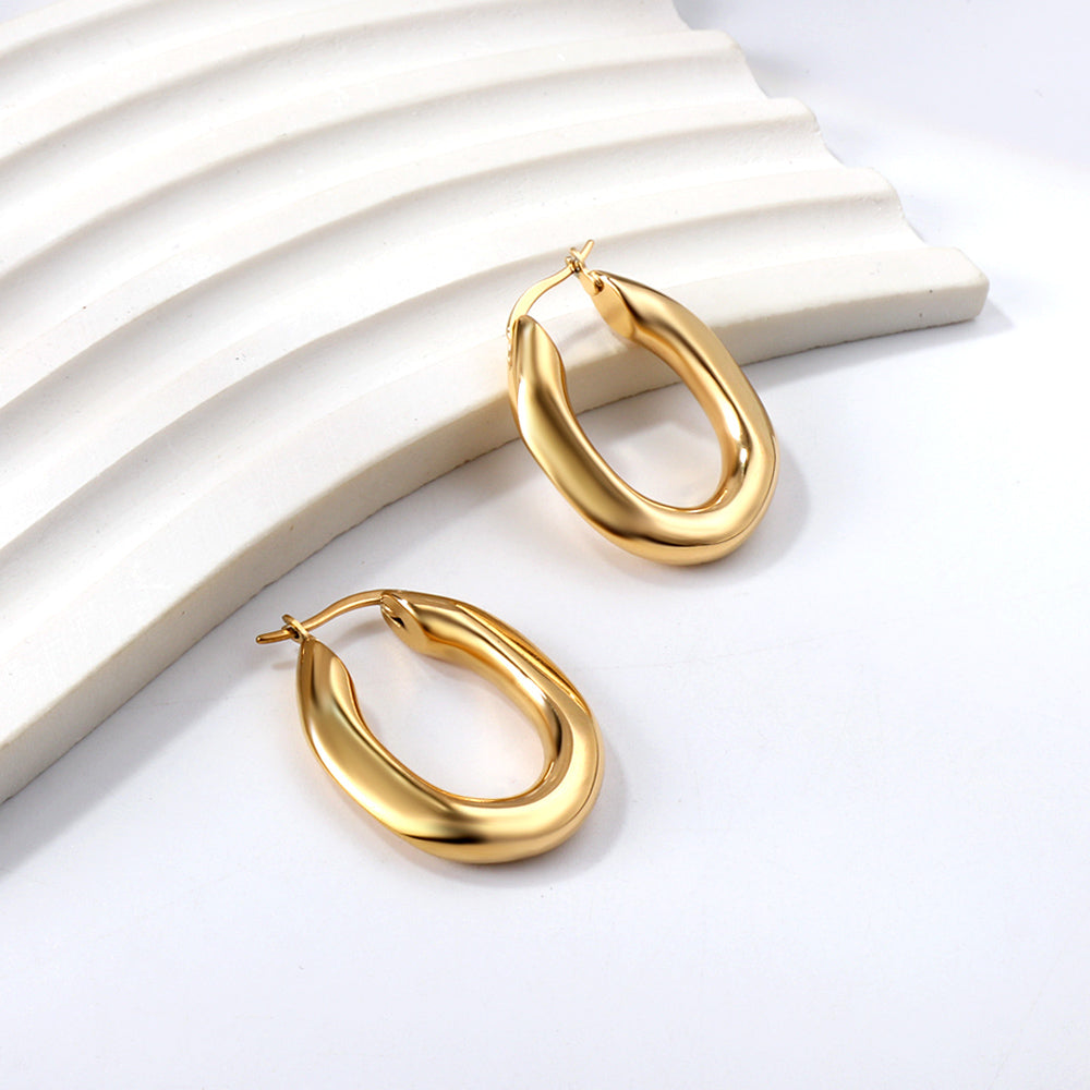 Wholesale Hollow square earrings 5*22*30mm