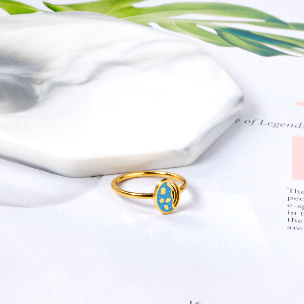 Explosive cartoon children's rings fun anti-pressure jewelry cute jewelry rings