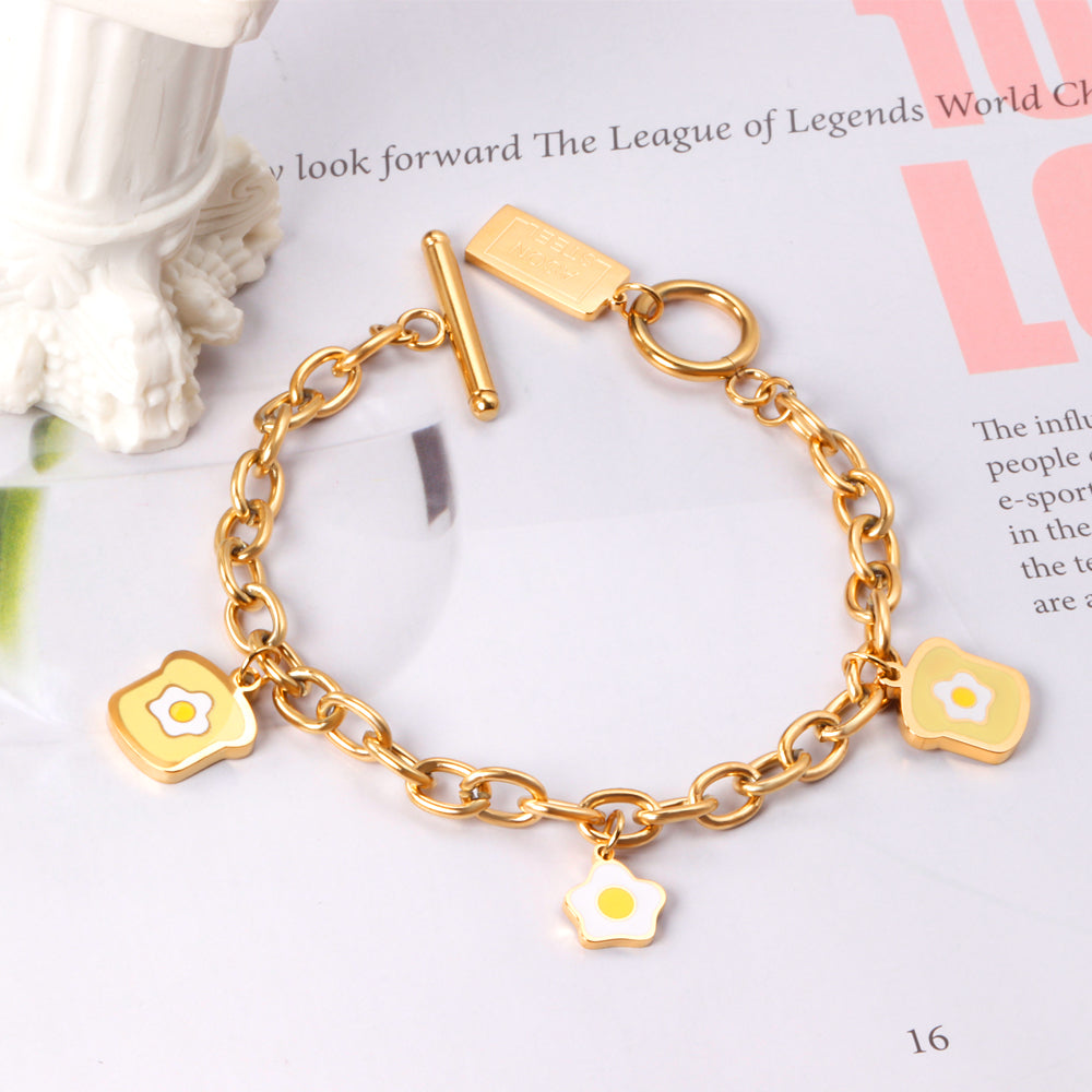 Mixed Color Horny Egg Accessory Bracelet 18cm