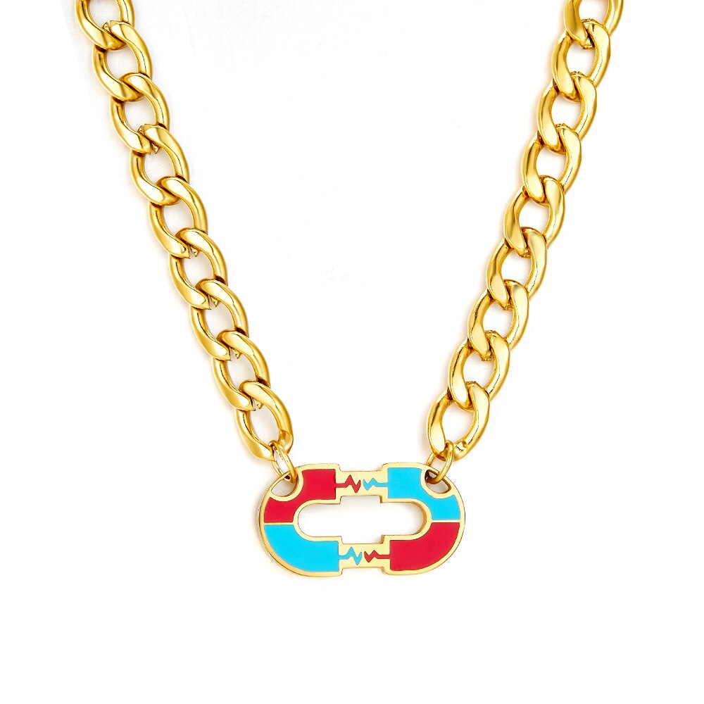 World Cup Football Pendant Necklace For Woman Must Win Man Sport Statement Thick Beads Chain Necklaces Brand Design