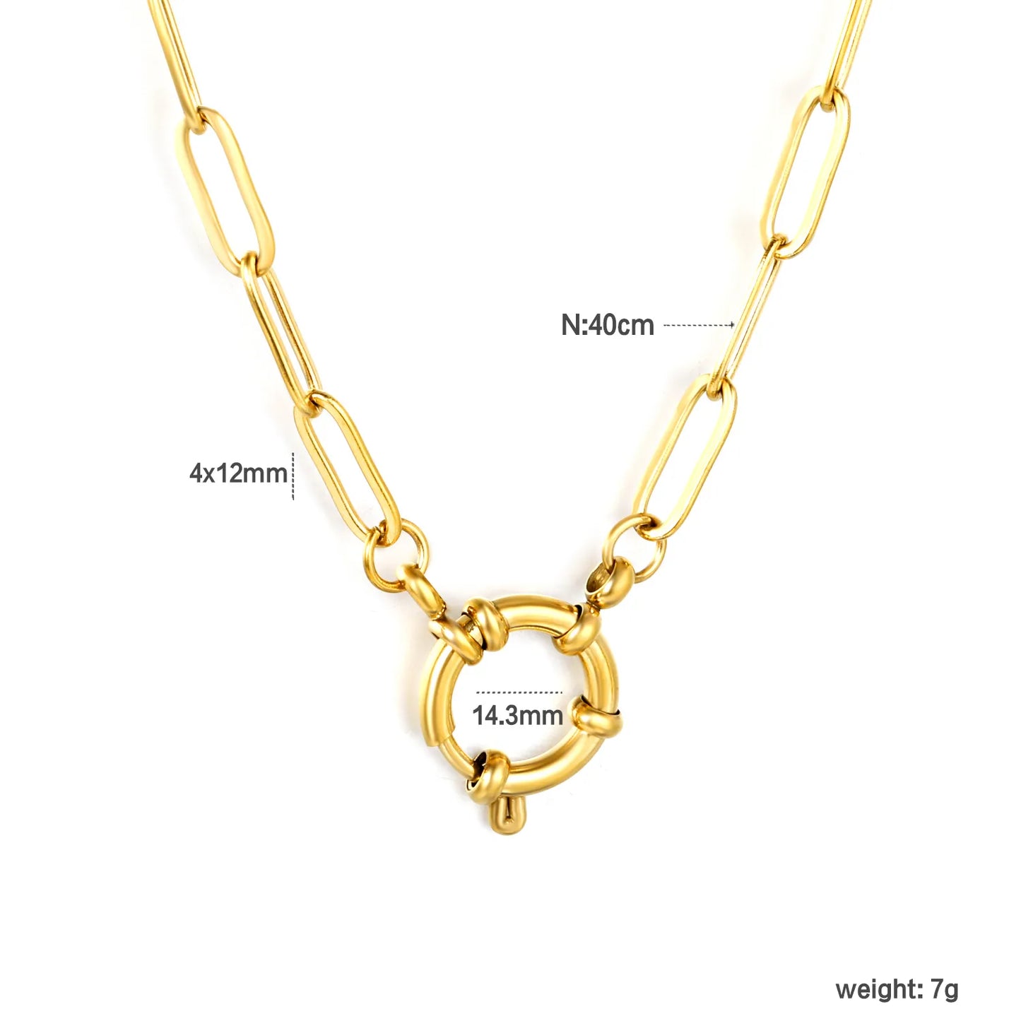✨ 40cm/43cm 18k gold plated Stainless Steel Chain Necklace Wholesale (MOQ 12+) | Durable Jewelry Chains 🌍 | Box/Cable/Rope/Franco Links