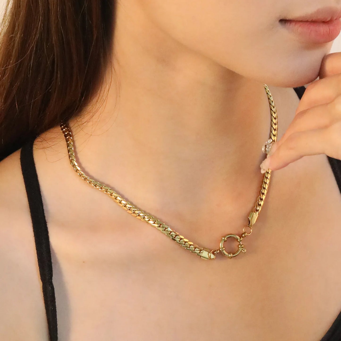 ✨ 40cm/43cm 18k gold plated Stainless Steel Chain Necklace Wholesale (MOQ 12+) | Durable Jewelry Chains 🌍 | Box/Cable/Rope/Franco Links