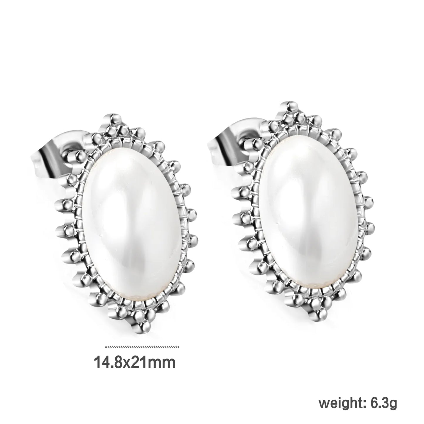 ✨ 18K Gold-Plated Pearl Earrings Wholesale (MOQ 12+) | Stainless Steel Hypoallergenic 🌍 | Fake Pearl Studs & Dangles