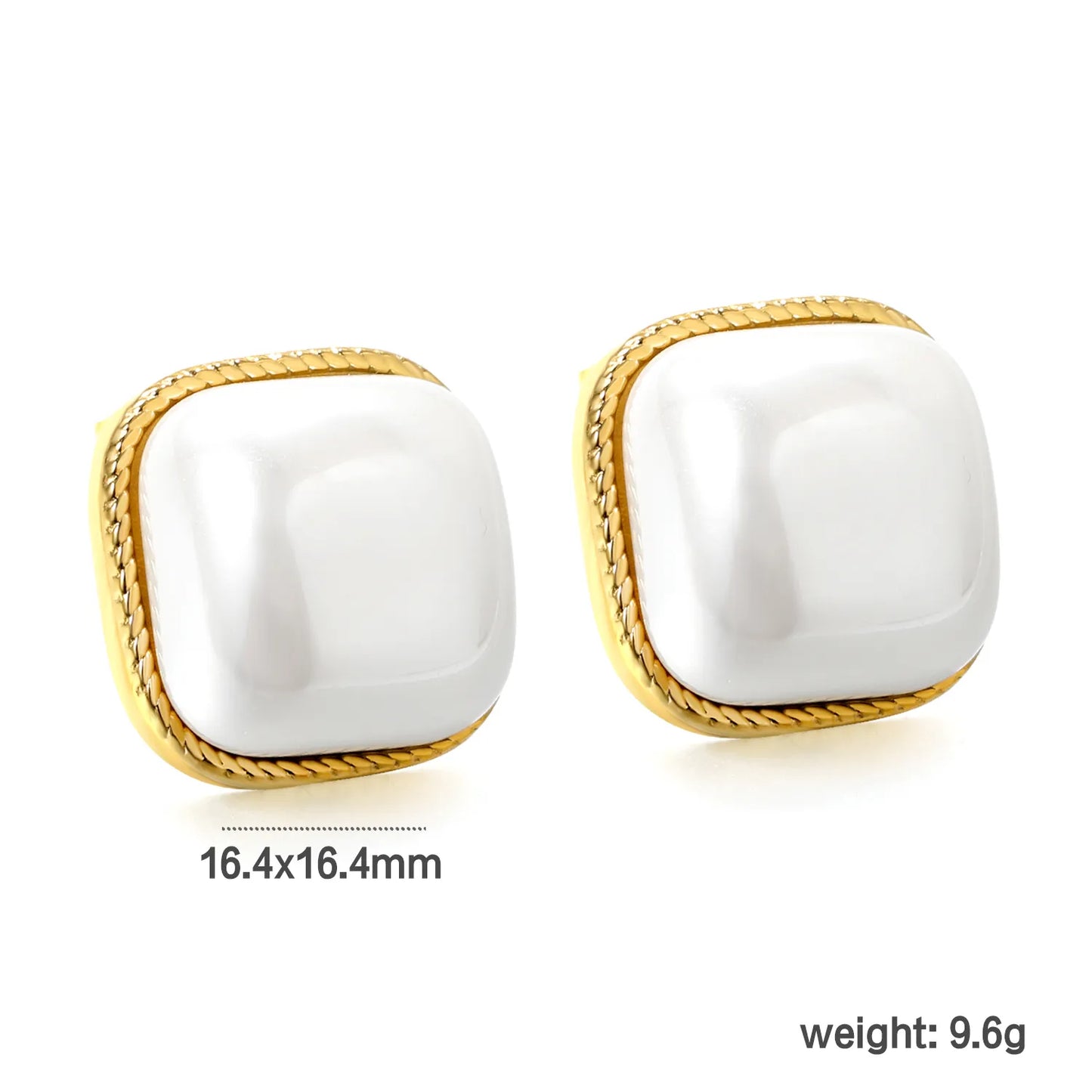 ✨ 18K Gold-Plated Pearl Earrings Wholesale (MOQ 12+) | Stainless Steel Hypoallergenic 🌍 | Fake Pearl Studs & Dangles