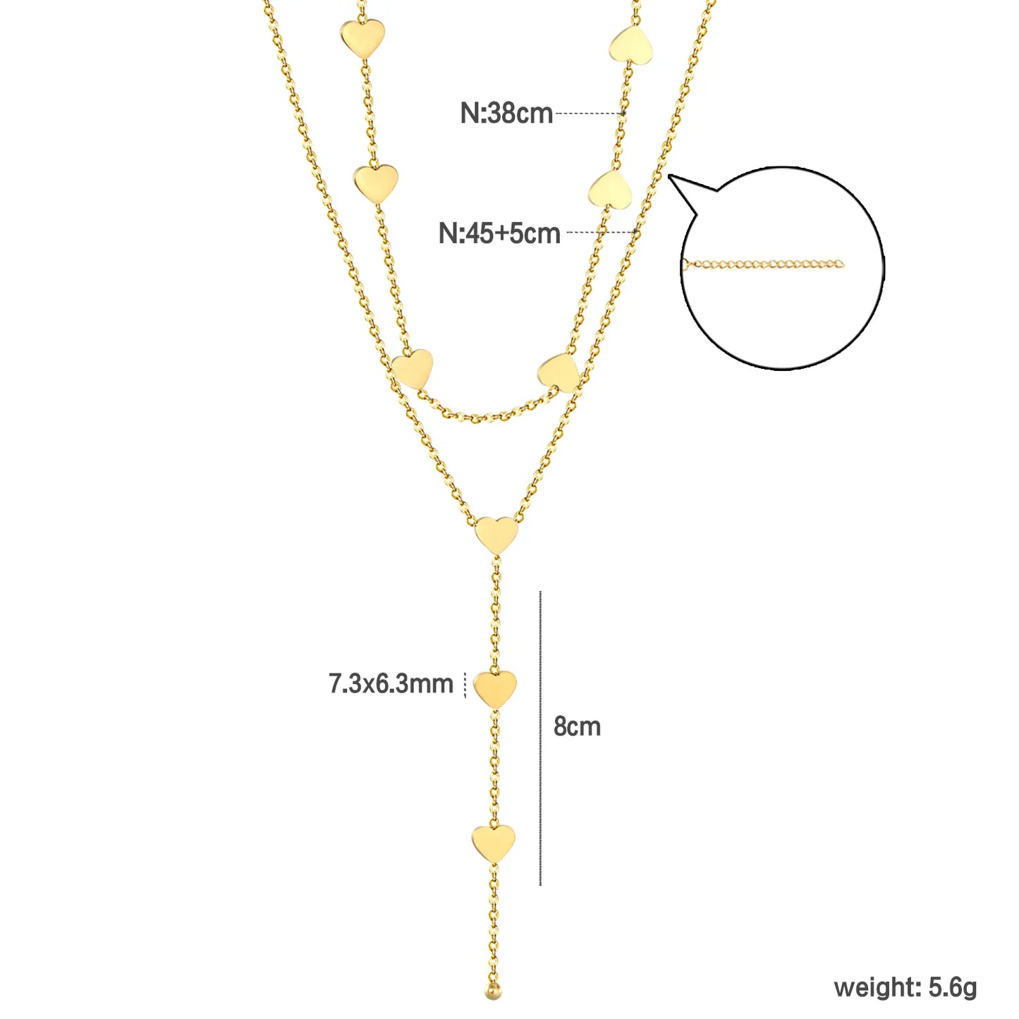 ✨ PVD 18k gold Stainless Steel Layering tassel Necklaces Wholesale (12+ Pieces) | Hypoallergenic & Tarnish-Free 🌍 | Trendy Pendants & Chains